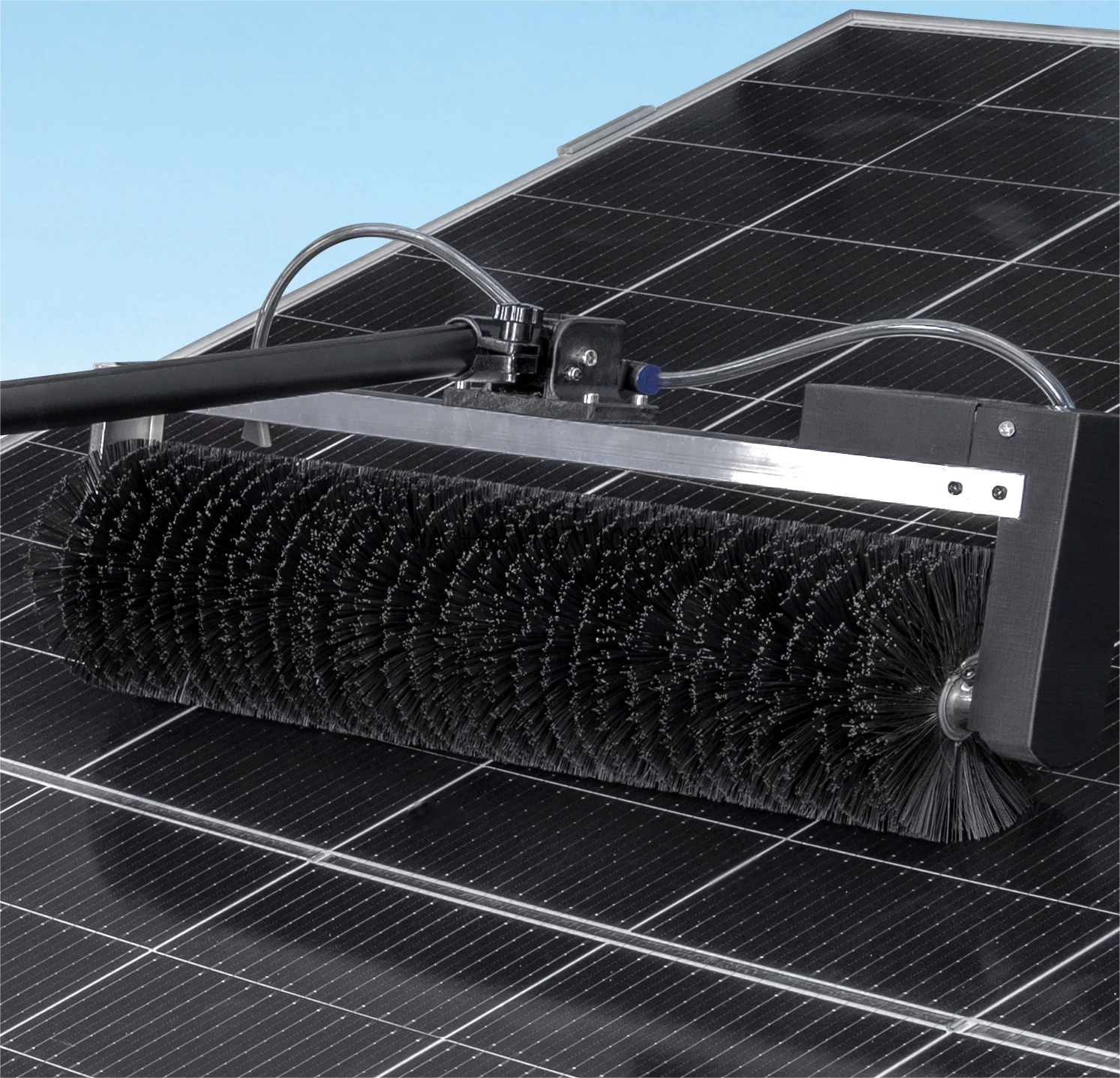 

3.5m 5.5m 7.5m Aluminum Pole with Lithium Battery Power Solar Water Cleaning Brush Automatic Solar Panel Washing Machine