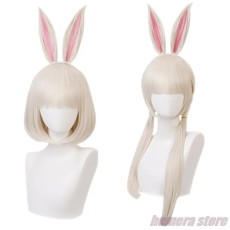 Anime Beastars Haru Cosplay Costume Lolita Dress JK Uniform Haru Wig Ears White Rabbit Halloween Costume For Women