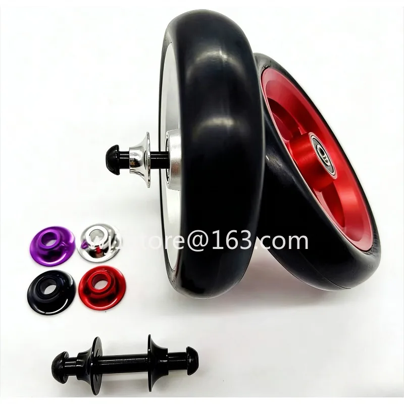 a pair Multiple Colors Wheelchair Accessories Performance Caster Spacers Prevent Hair And Dust From Being Trapped By The Casters