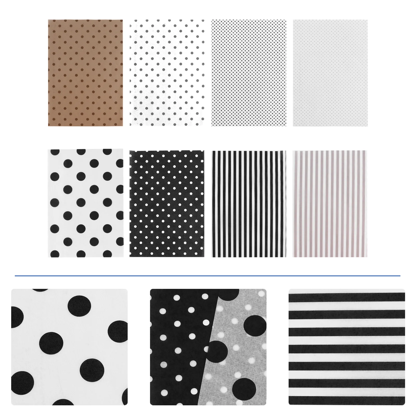 

80 Sheets Wrapping Paper Black and White Checkered Christmas Sydney Tissue Papers