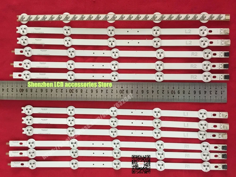 12 ชิ้น/ล็อตสำหรับ Konka LED42E350PDE LCD Backlight LC420DUN 6916L-1364A 6916L-1365A 6916L-1366A 6916L-1367A R1 + L1 = 83.2 ซม.