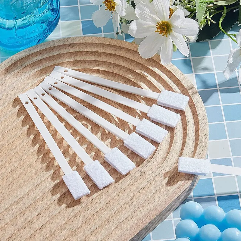 40 Pieces Disposable Crevice Cleaning Brush Crevice Hole Brush Toilet Bowl Brush Window Door Track Space Cleaning Brush