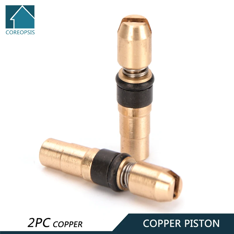 Copper Piston 30Mpa 300bar 4500psi High Pressure Pump Spare Kit Third Stage Replacement Kit Air Pumps Parts & Accessories 2pcs