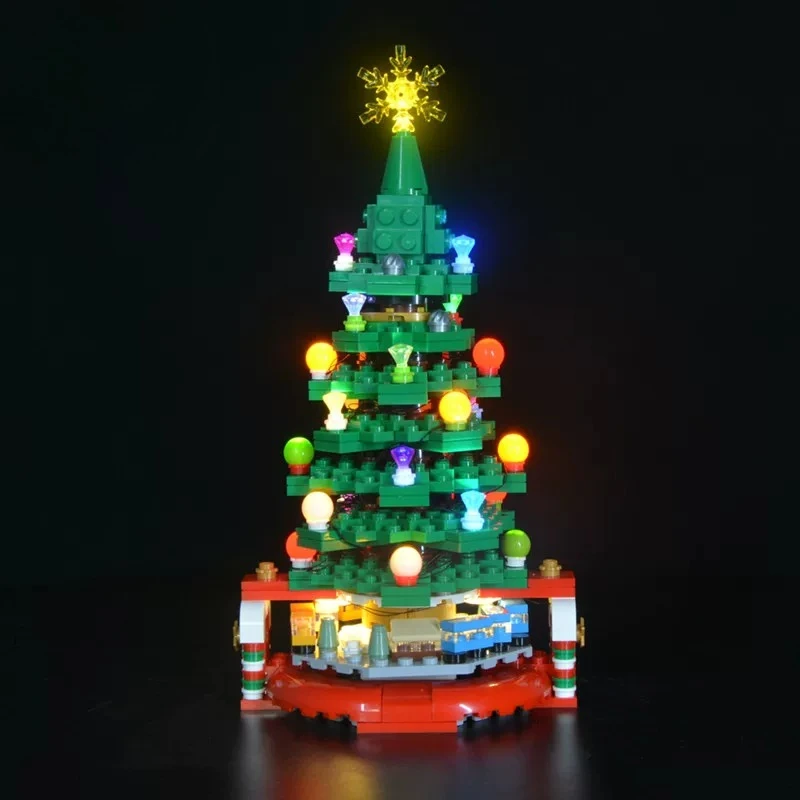 LED Lighting Set Suitable for LEGO Christmas Tree 40338 Building Blocks