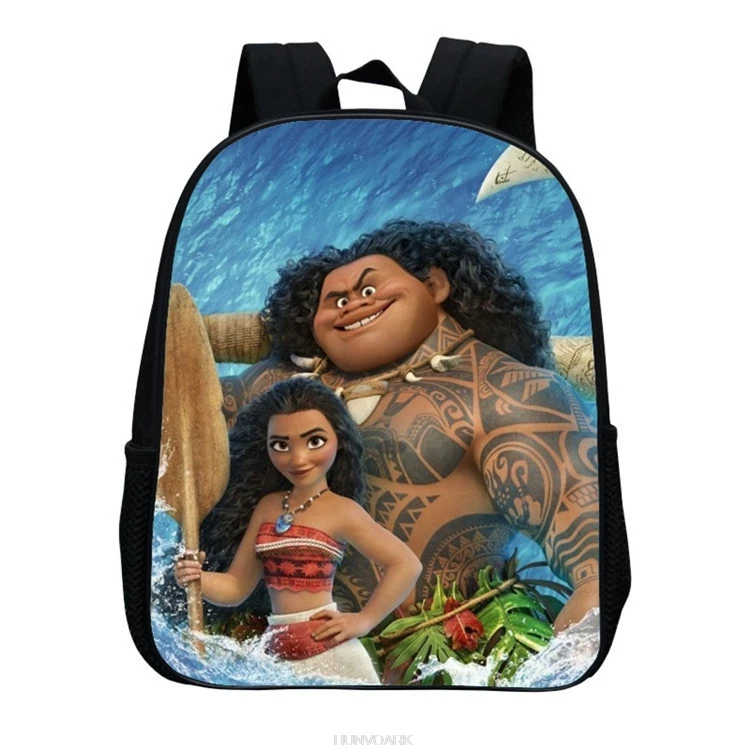 Cartoon Children Backpack Princess Moana Printed Baby Kids Preschool School Book Bags Small Bag Boys Girls Schoolbag Mochila