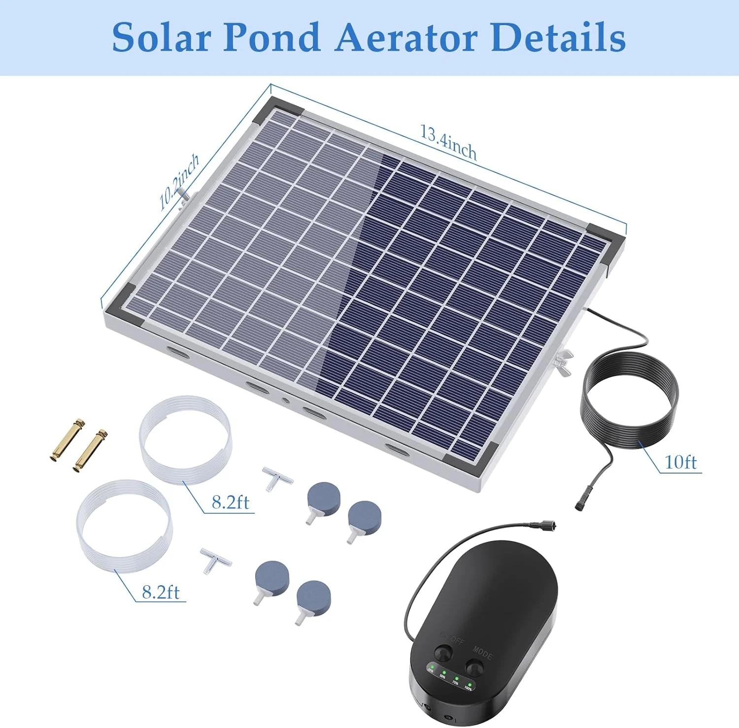 Zestaw aeratora do oczka wodne – Solar Pool Pump Kit recenzja i cena