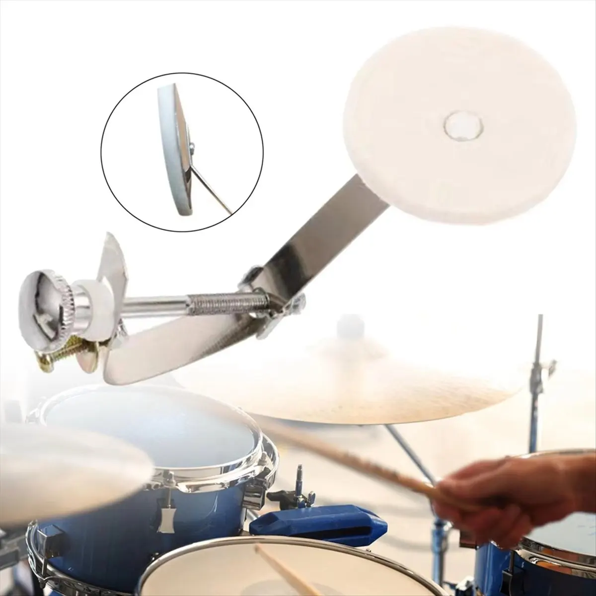 Drum Damper Mute Tone Control Mute Tone Control System Drum Damper Mute Percussion Instrument Zubehör [AA74-AAA]