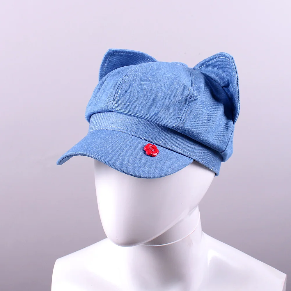 ミサイド コスプレ帽子 アインメ ロールプレイ ブルーデニムハット 男性と女性用