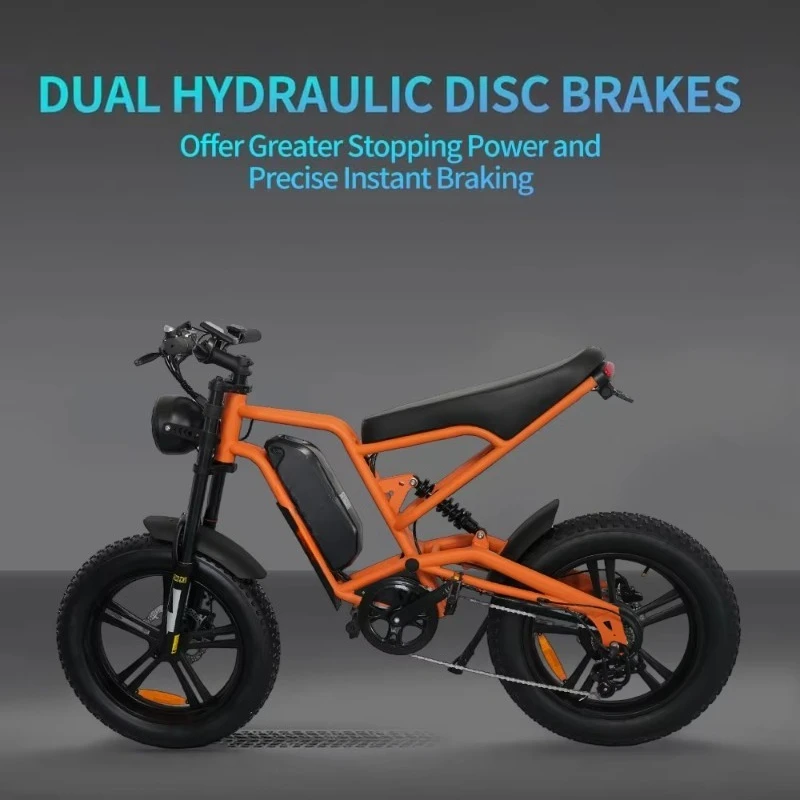 دراجة كهربائية عالية السرعة لجميع التضاريس SXLL، بطارية ليثيوم 48 فولت 500 وات، تصميم قابل للإمالة #5