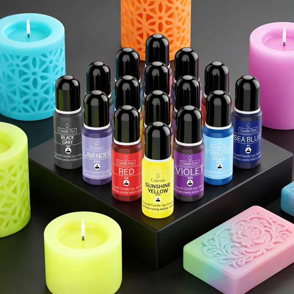 10ml 고색도 캔들 액상 염료 멀티컬러 DIY 색소, - Soap Making Dye 리뷰 및 가격