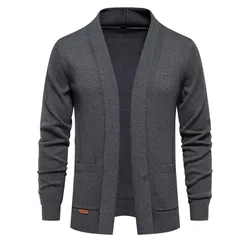 Autumn and winter new cardigan men's sweater High quality business sweater knit men's top