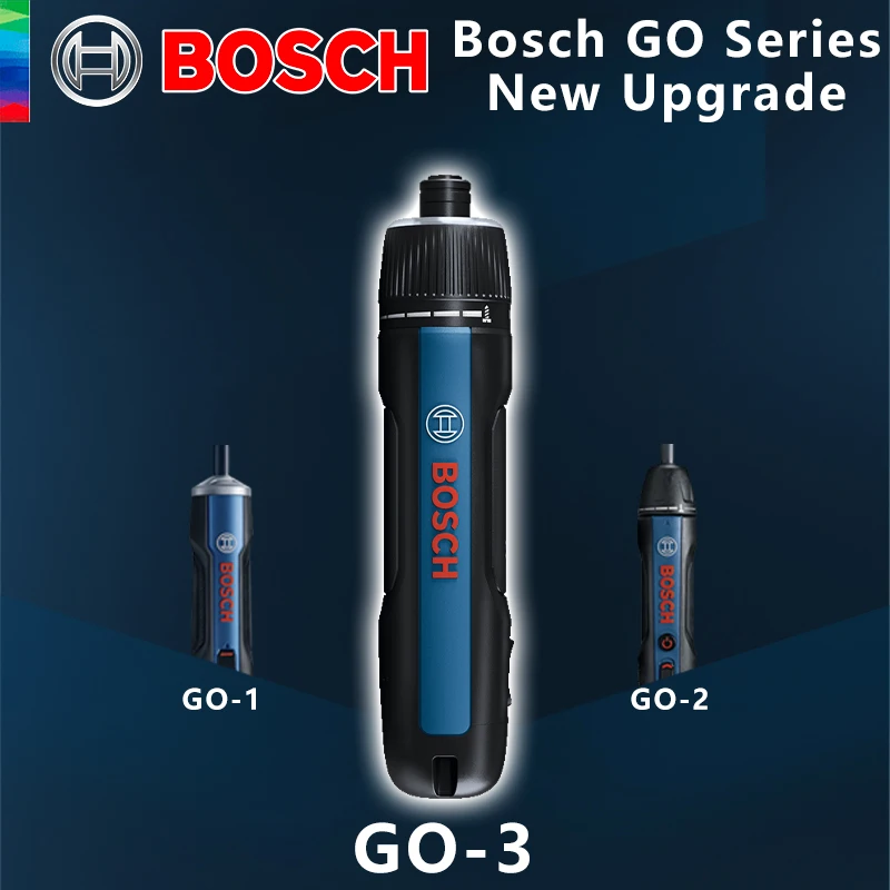 BOSCH GO 3/4 Cordless Screwdriver 3.6/4V Lithiumion Battery Rechargeable Cordless Drill with Box Bosch GO3 Professional Tool Set