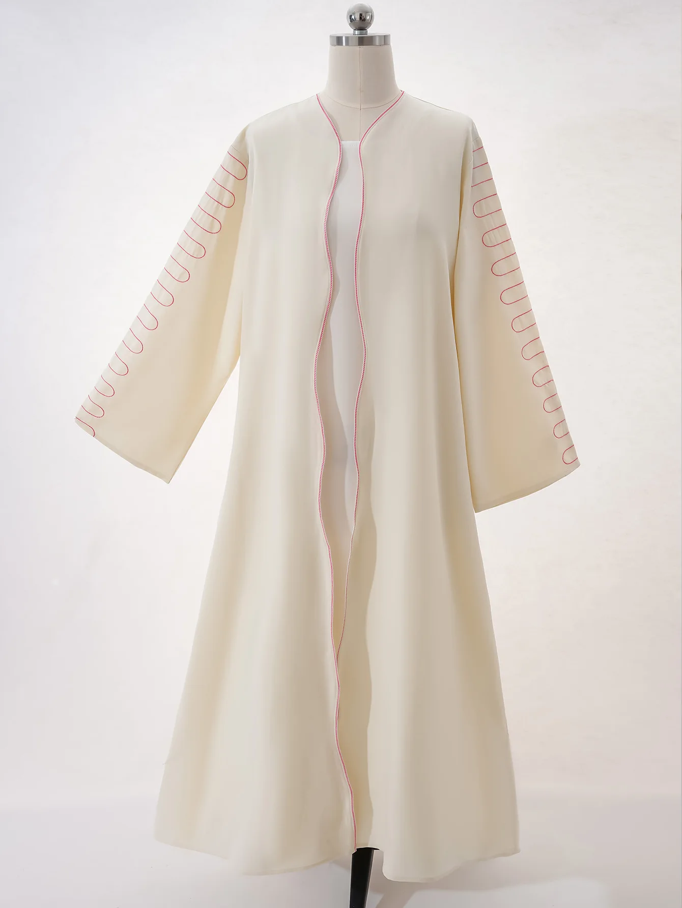 Abbigliamento islamico Turchia EID Ramadan Abaya modesto Abito Kimono Abito da donna musulmana Cardigan ricamato Abiti Abaya Dubai