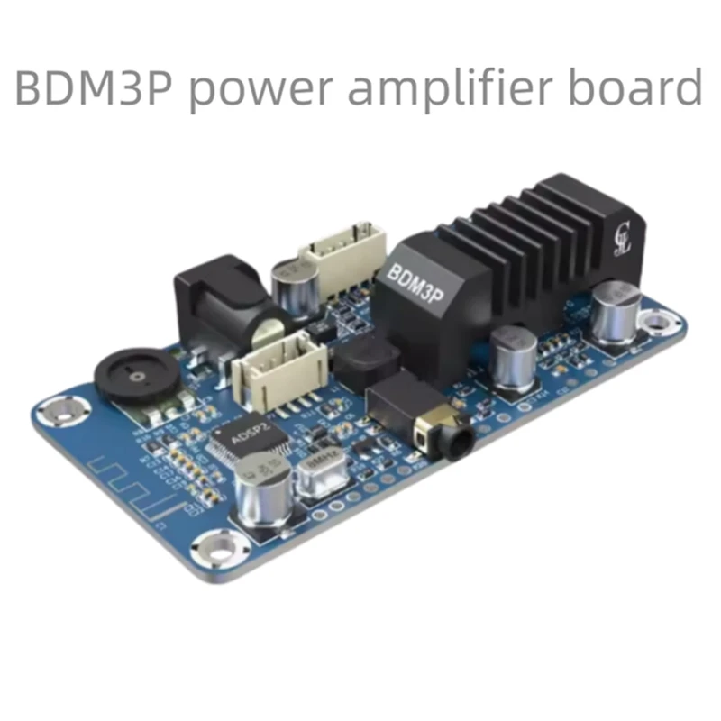 BDM3P BT 5.0 Power Amplifier TPA3116 Stereo 2X50W DC12-24V 3.5Mm Input For DSP Tuning Suitable For DIY Audio Systems