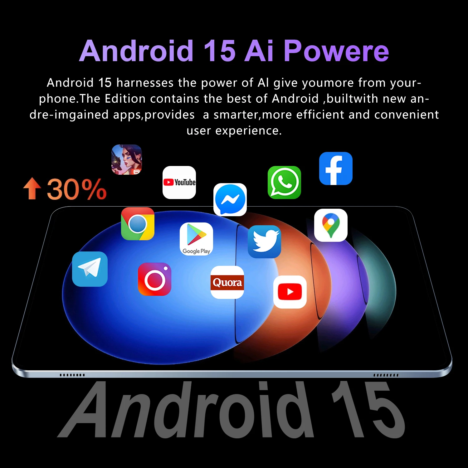 10.1 Inch Android Tablets Octa Core 6GB RAM 128GB ROM Google Play 4G Network Tablet Pc  Dual SIM Dual WiFi Android 15 With Case - view 6
