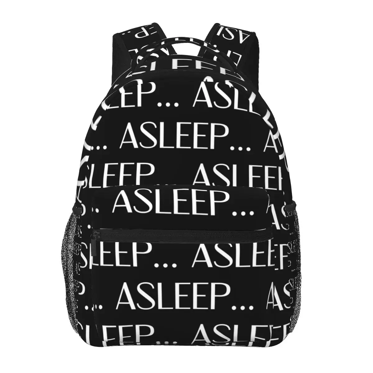 

NAP Not A Peep, Reminder 12, Asleep Backpack Hot Sale Daypack Large Capacity BookBag School Bag Shoulder Bags for Men Women