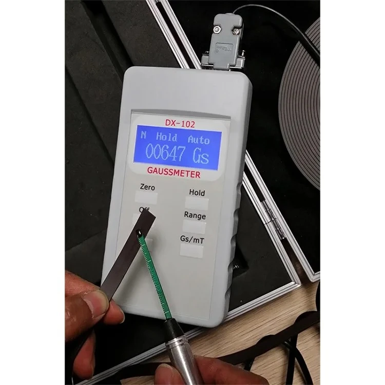 

Waterproof DX portable Gaussian meter, IP65 handheld magnetic field meter, suitable for harsh environments 1 year warranty