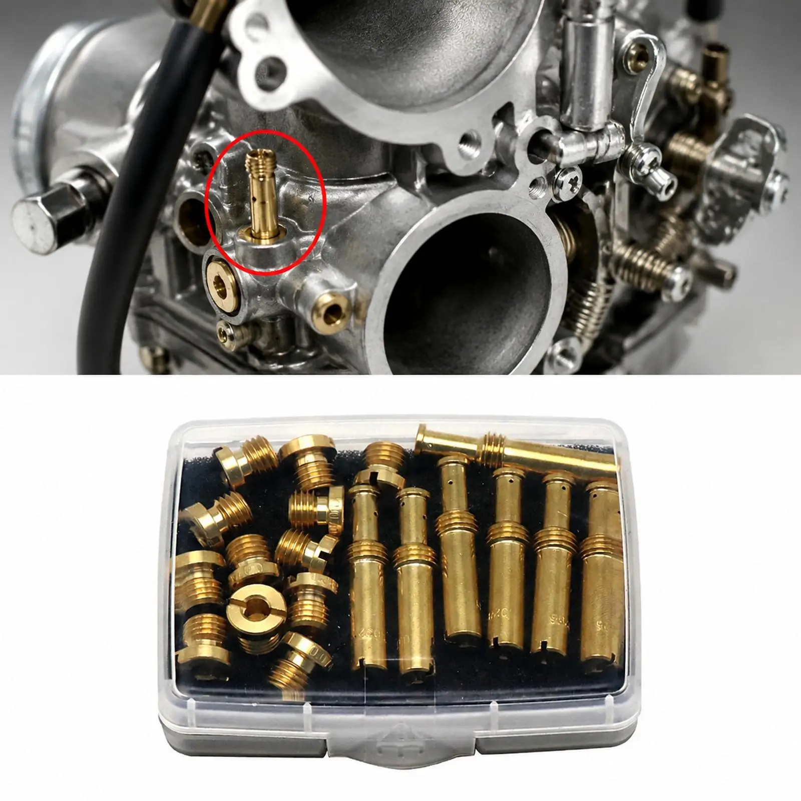 Professional Carburetor Jet Kit Complete Assortment Copper Jets for S&S Super B G E Fuel Systems
