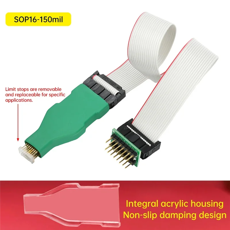 Chip Burn Write Probe Flexibles Kabel Abnehmbares Design Micro Chip Pogo Pin Download Line Programmierer