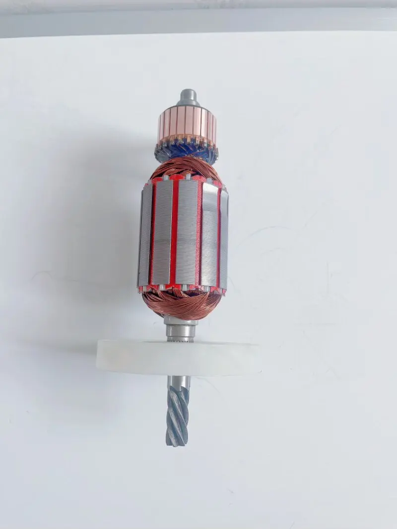 6-Teeth Armature for 16mm Drill/Agitator, 163mm Long Replacement Rotor with 45mm Core Length