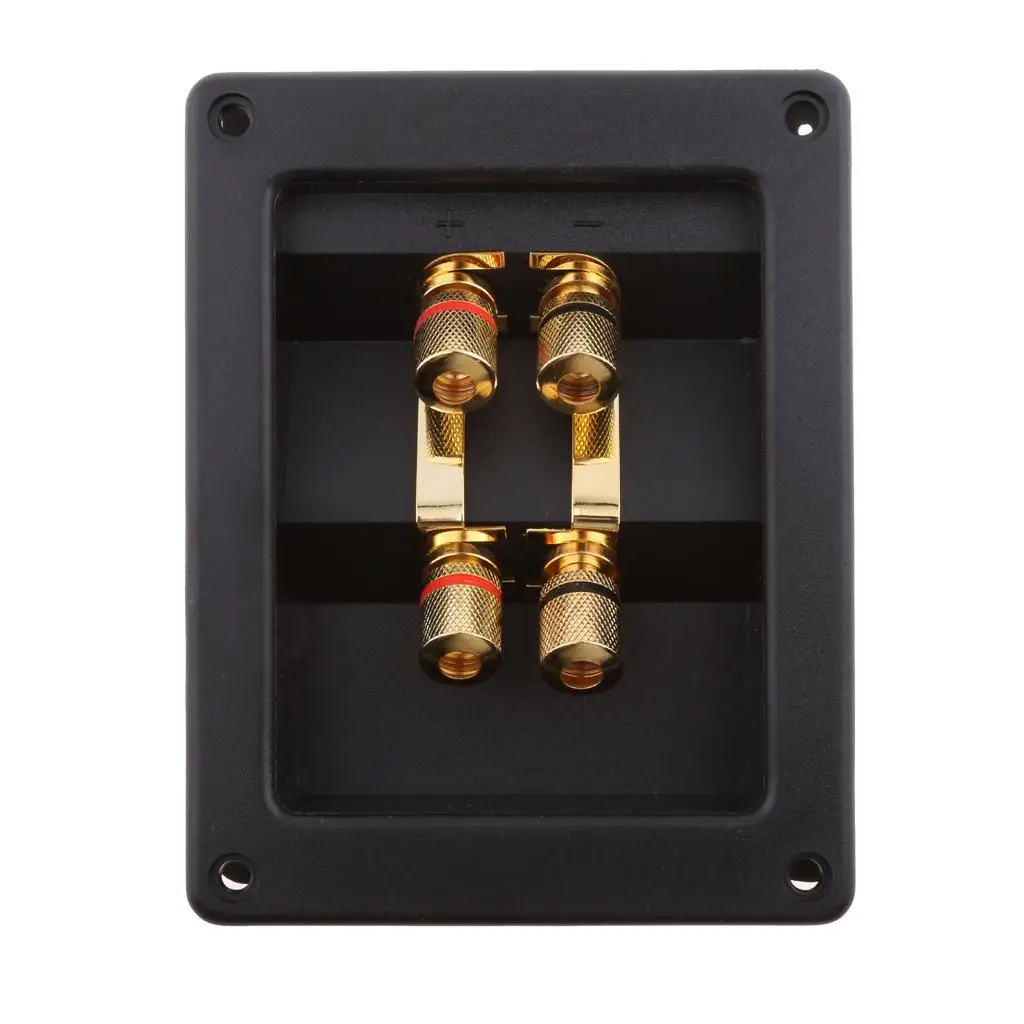 Durable Speaker Terminals Binding Post Pure Copper Screw Cup Connector for Home Car Audio Subwoofer Box