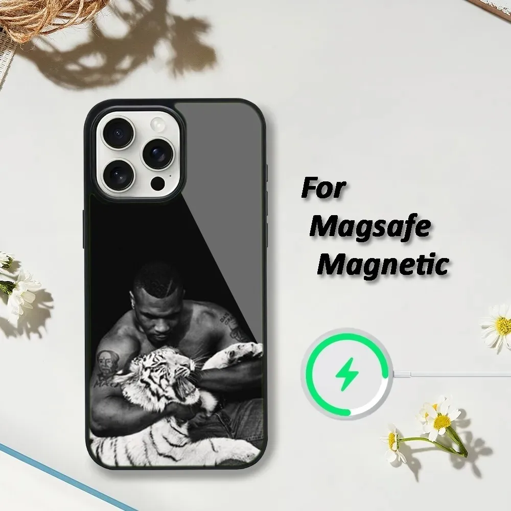 Mike T-Tyson  Phone Case For iPhone 16,15,14,13,12,11,Plus,Pro,Max,Mini Magsafe Magnetic Wireless Charging