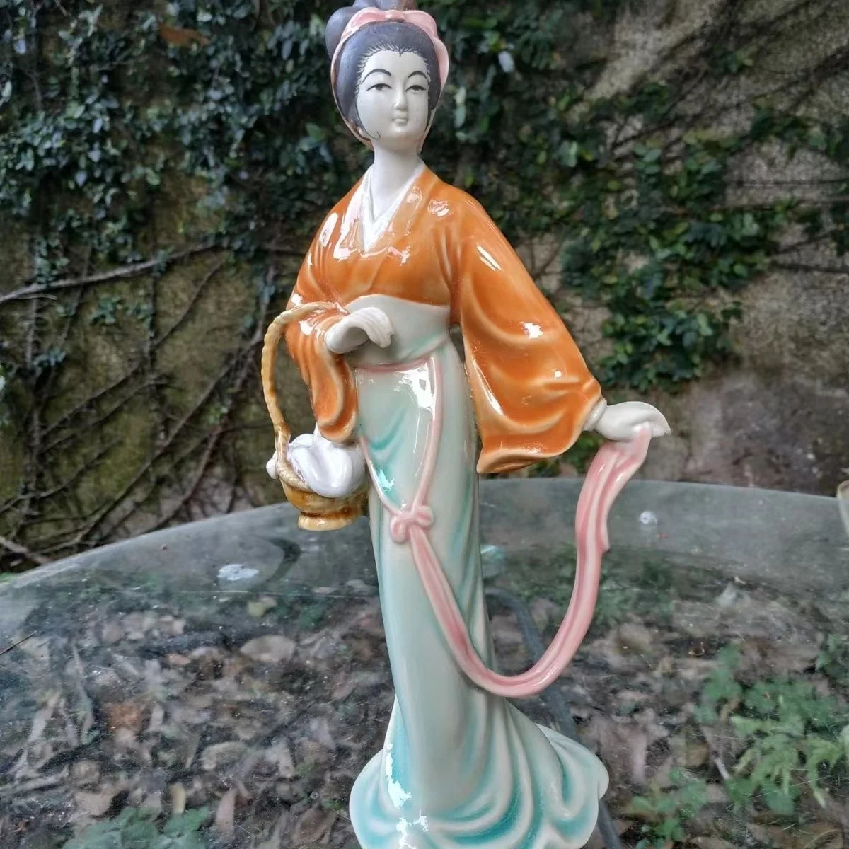 Decoration of Chinese Beautiful Xi Shi Statue Ceramic Figure---Shiwan Kiln