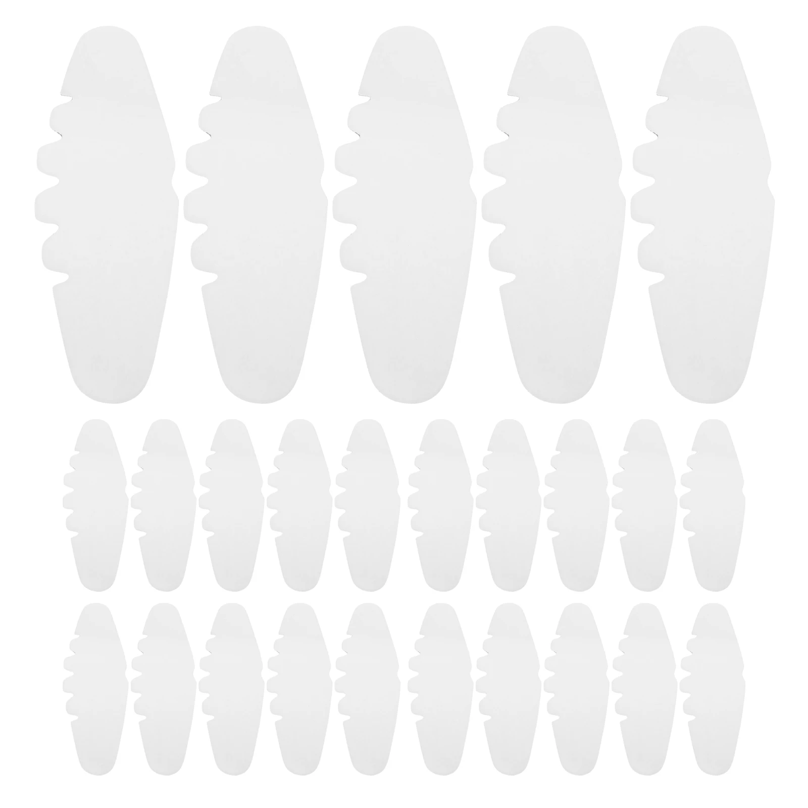

50pcs Paperboard Hat for Baseball Caps Flat Top Hats Inserts Bumper Liner White Brim Child Lightweight Easy Use