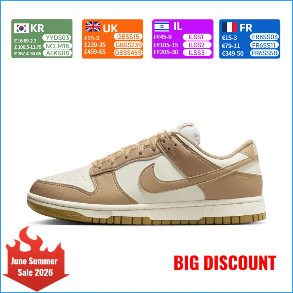 Nike Dunk Low WMNS Next Nature Zapatillas informales para mujer Zapatos cómodos retro sostenibles de caña baja IB7311-101