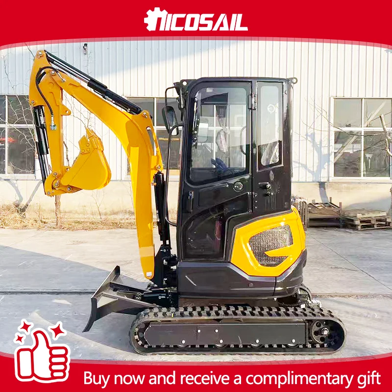 

OKW22U Portable Mini Excavator for Home Garden Farm Breeding & Small Construction Site 2.0 Ton 1.8 Ton Minibagger