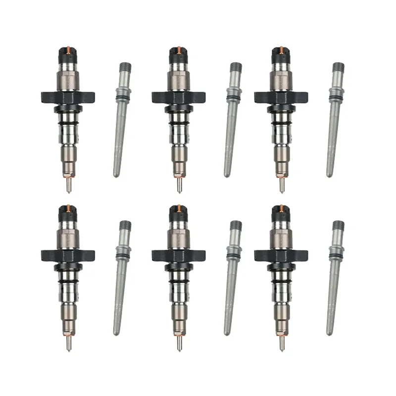 

6PCS 0445120208 0445120255 0445120238 Diesel Fuel Injectors Set Fits For 04-09 Dodge Ram Cummins 5.9L Replace