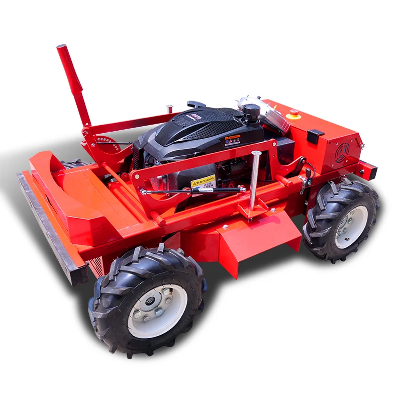 CE  Smart Mini Industrial  ATV Automated Lawn Mower Wheel Drive Wireless Remote Control Automatic Intelligent