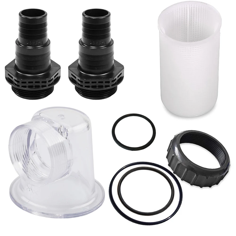 8PCS Filter Pump Assembly Kit For SPS25 SPS50 SPS75 SPS100 Circulation Pump Pre Filter Lid Sieve O Ring Pool Maintenance Parts