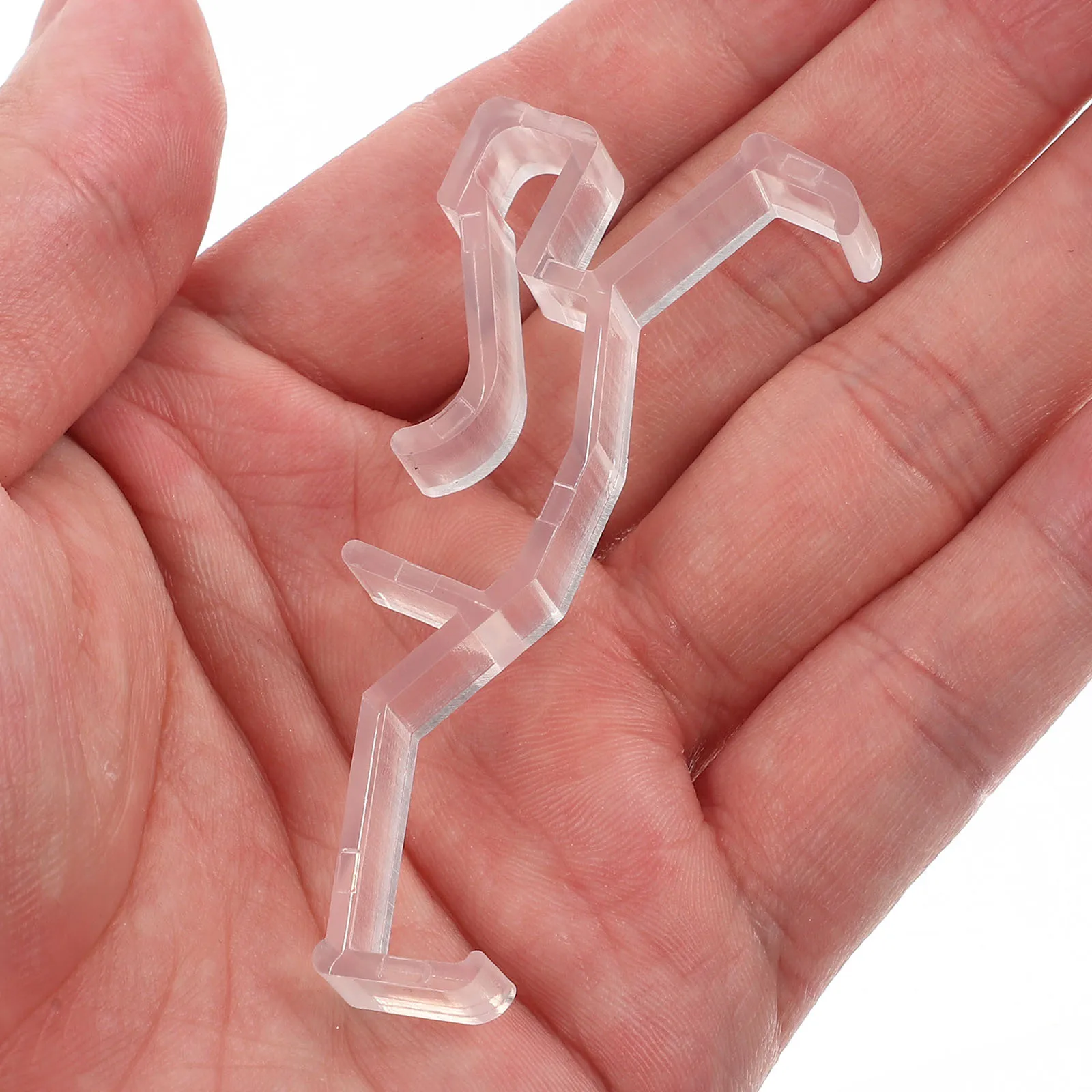 

10Pcs Transparent Valance Clips Plastic Blind Clips Replacement Household Curtain Accessories Retainers Blind Replacement Parts