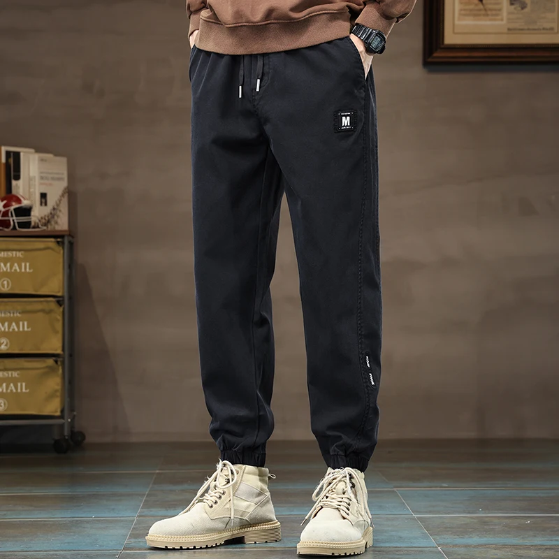 

Male Drawstring New Casual Men Autumn Straight Trouser Outdoor Lightweight Fashion Sweatpants Sports Unisex Jogger Athletic Pant