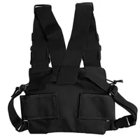 CS Tactics Chest Front Pack Backpack Pouch Vest Rig Case Bag for Baofeng UV5R UV82 777S 888S Hytera PD780 Radio Walkie Talkie