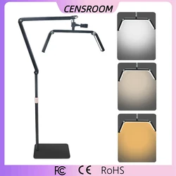 26 inch Half Moon Lash Light 36W Professional 3Fold Floor Lamp for Eyelash Salon Live Video Training Fill Lighting