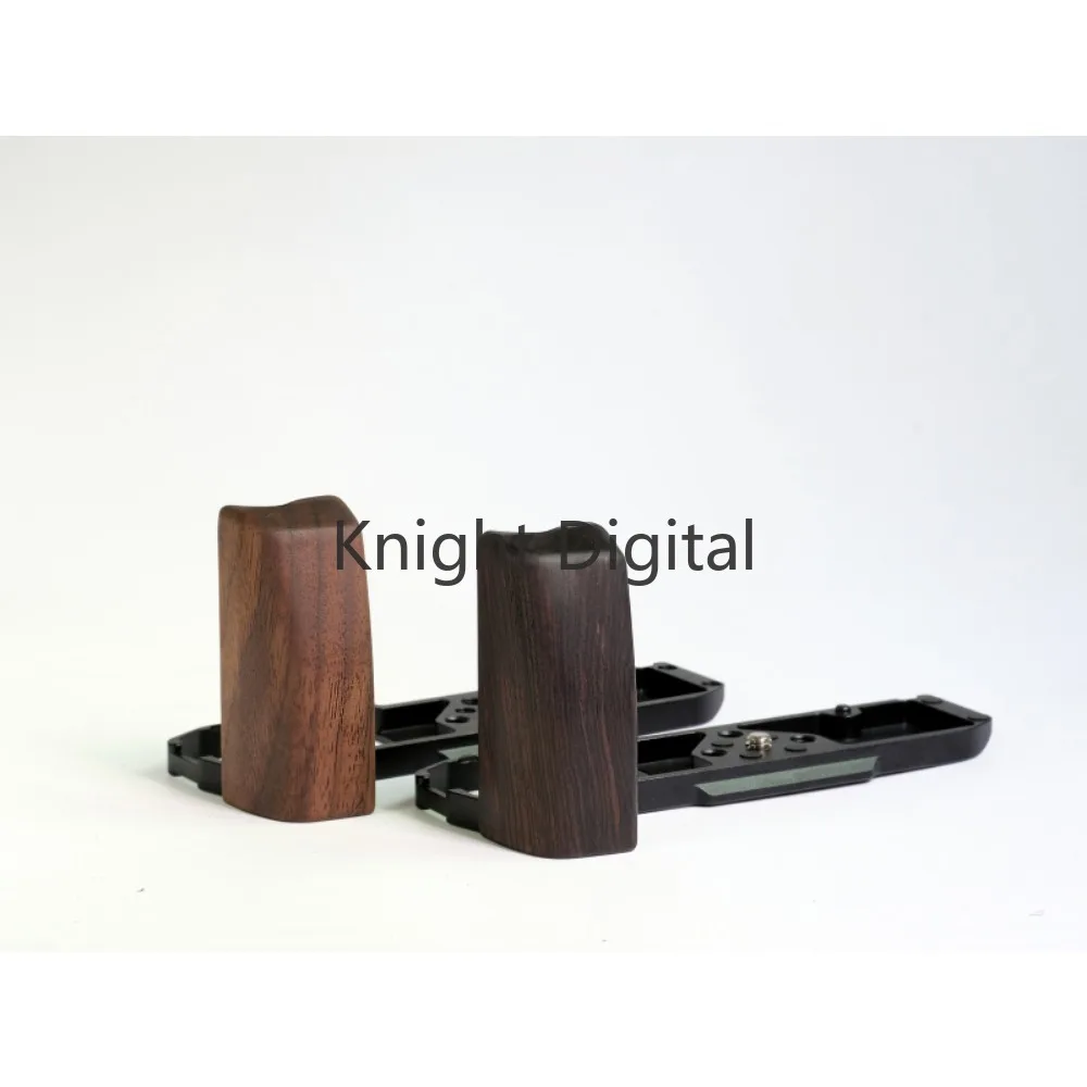 Ebony Walnut Wood L Plate Bracket Tripod Quick Release for Nikon ZF Digital Camera Arca-Swiss RSS Hand Base Grip Lightweight