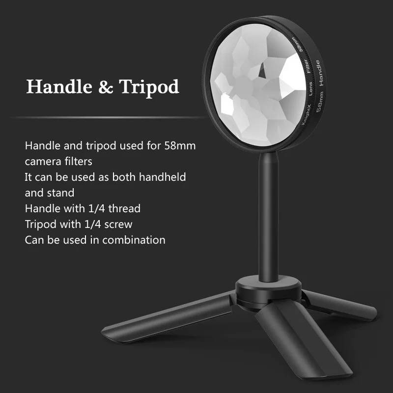 Efectos especiales Lente de prisma Halo Fx Filtro para cámara Canon Nikon Sony Lente de cámara