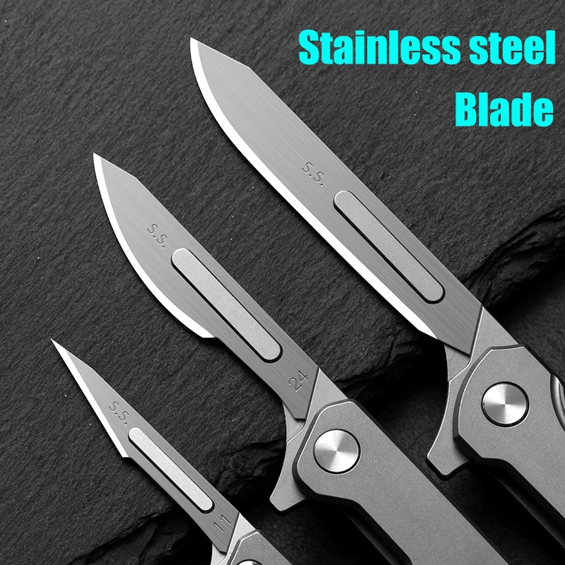 No11/23/24/60 Stainless Steel Blade Carbon Steel Surgical Blade Separate Package Open Express Unbox Engraving Cut Fish Replace