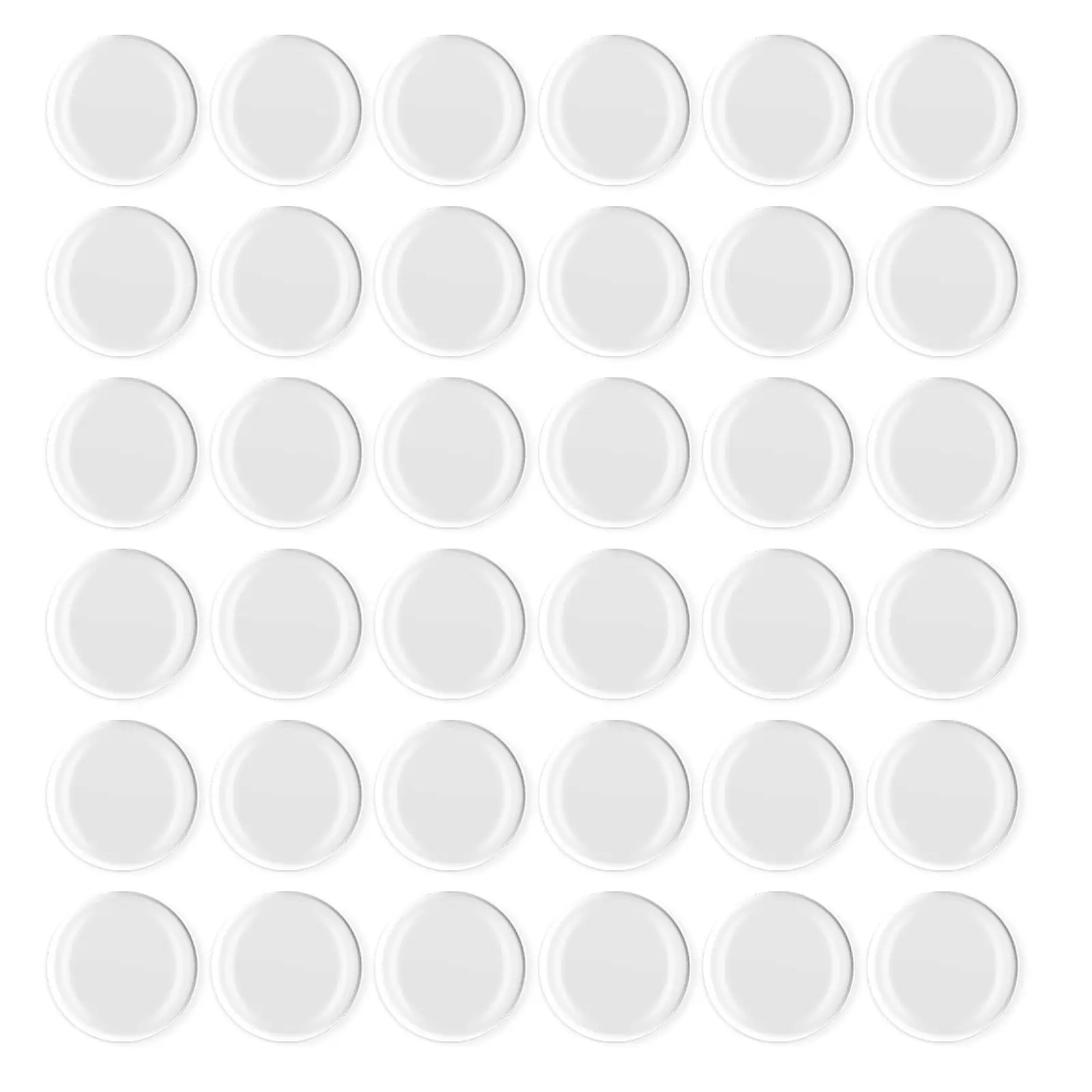 

36 Pcs Glass Gasket Cabinet Door Stoppers Anti Slip Pad Bumpers Cushion Dots Furniture Silicone Protectors Kitchen Table Bumper