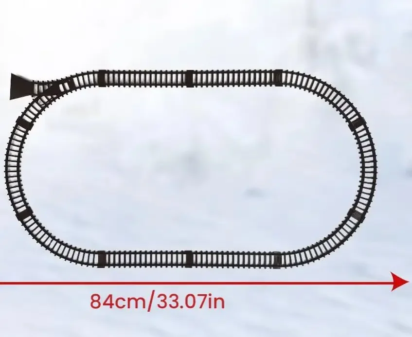 ของขวัญคริสต์มาสรถไฟคลาสสิกไฟฟ้าของเล่นรางรถไฟพร้อมไฟเพลงเด็กหัวรถจักรรถไฟรถบรรทุกรถยนต์สำหรับชาย