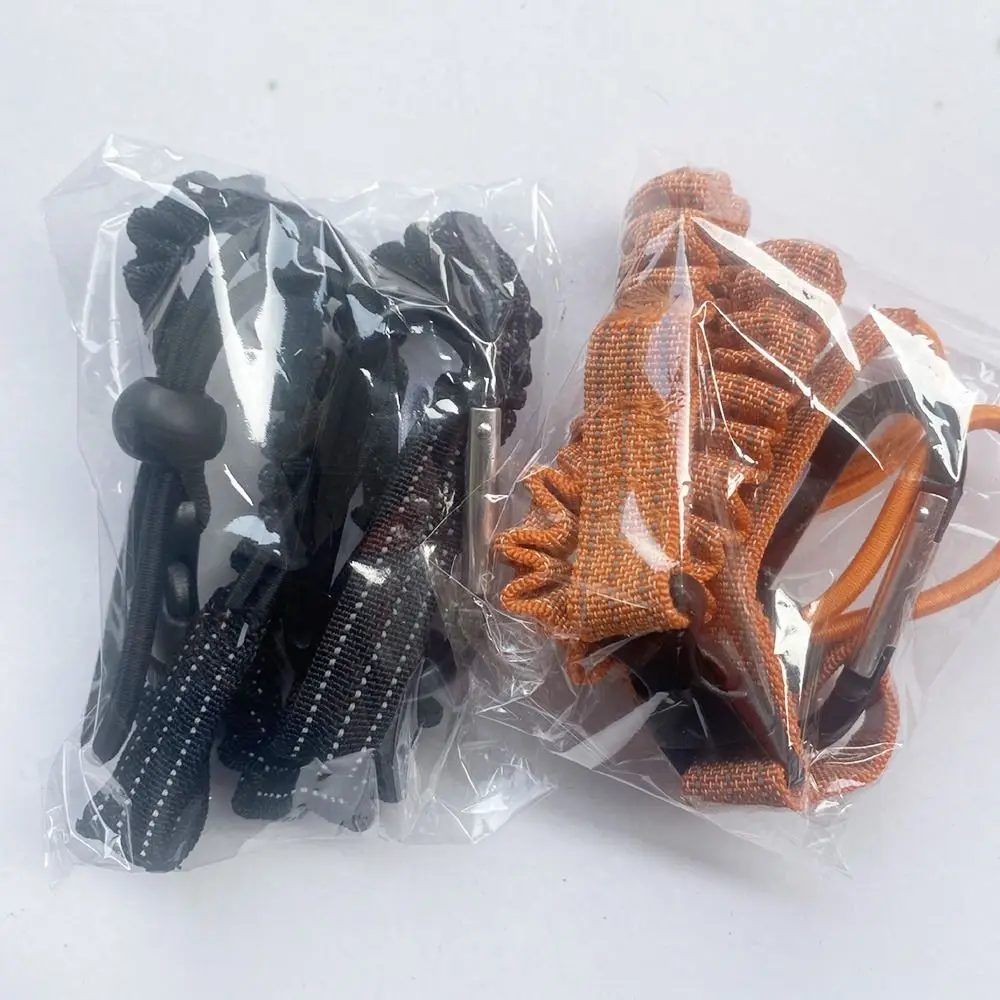 With Carabiner Hook Safety Bungee Tether Lanyard 90*2cm 5 Colors Safety Rope Climbing Working Anti-Falling Rope