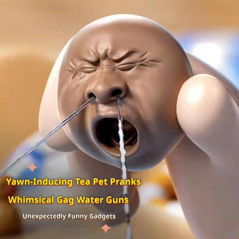 

Водный пистолет с забавным выражением лица - милый и смешной пистолет для распыления воды, активируемый нажатием на нос, для летних игр и снятия стресса