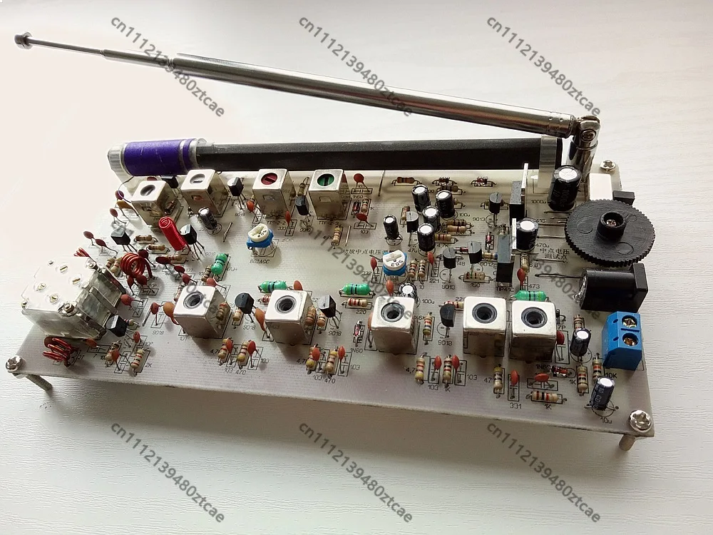 Nvarcher Discrete Components AM FM Medium Wave Two-Band Radio Electronics Kit 87-108MHz Soldering Project
