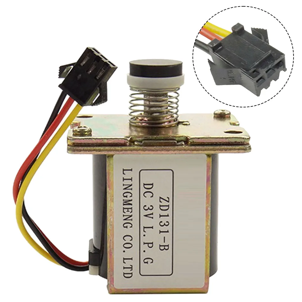 Gas Valve Accessory DC3V Solenoid Valve Electric Heater Control Convenient Solution Crafted From Safe Materials