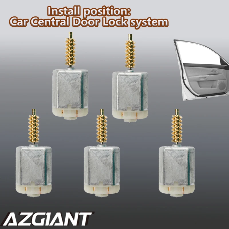 

AZGIANT For Hyundai Sonata/Veloster/ix35/LM EL ELH /IX20 JC/i40 NSR Car centre door lock 12V DC micro carbon brush motor repair