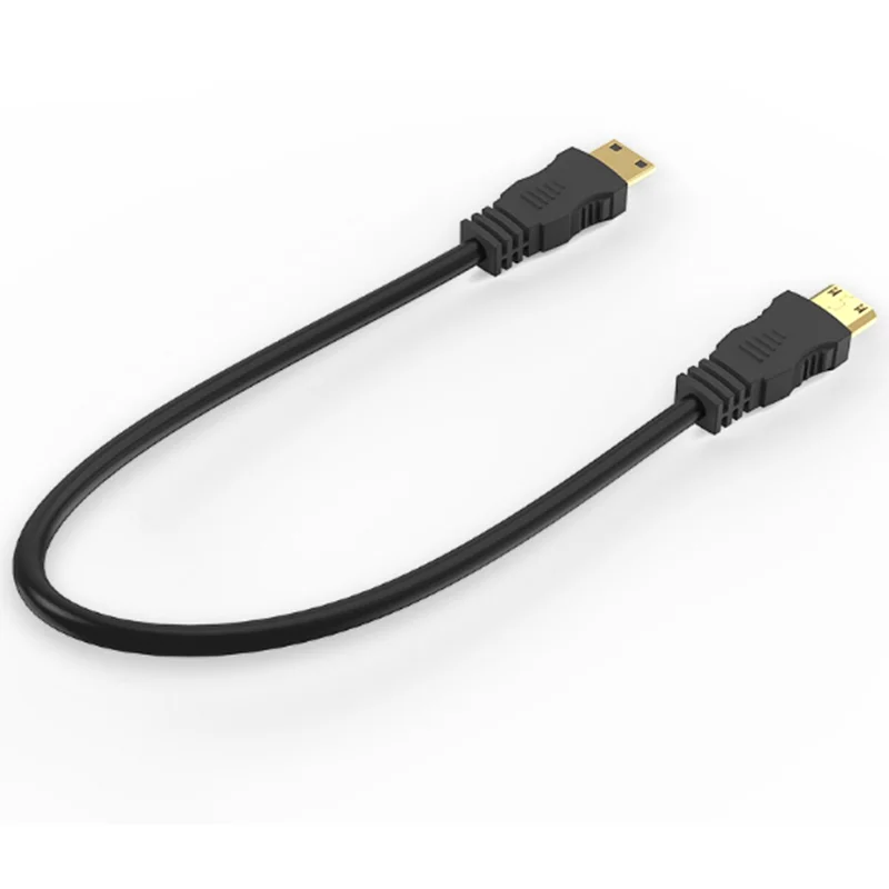 Ultra Short Mini HDMI to Mini HDMI Cable Cord 15CM Video Converter Cord 1080p for Projector HDTV Display Laptop Digital Camera