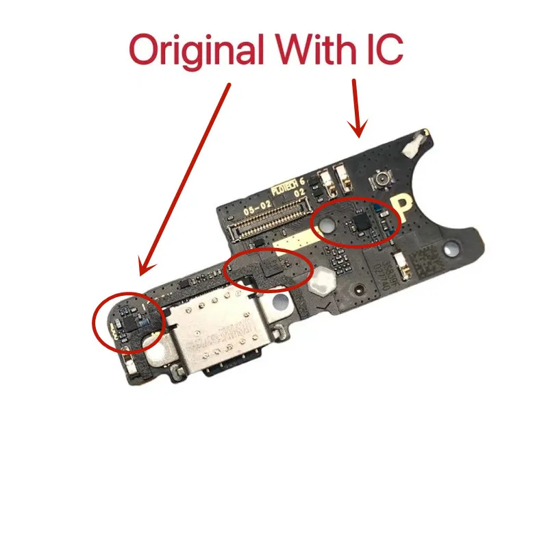 For Xiaomi Pocophone F1 / Poco F1 USB Charging Port Flex Cable Dock Connector Board Repair Parts