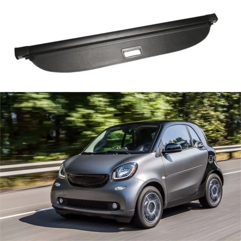 

Черный холщовый задний багажник с откидной крышкой для Mercedes Benz Smart 2016